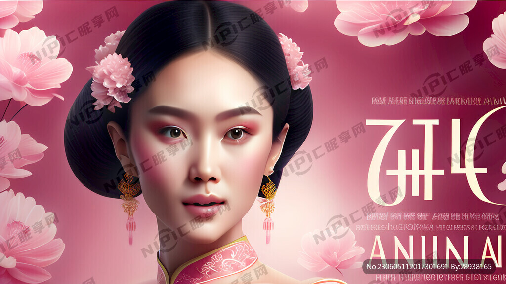 美女 产品广告 美丽产品 