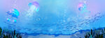  水母背景