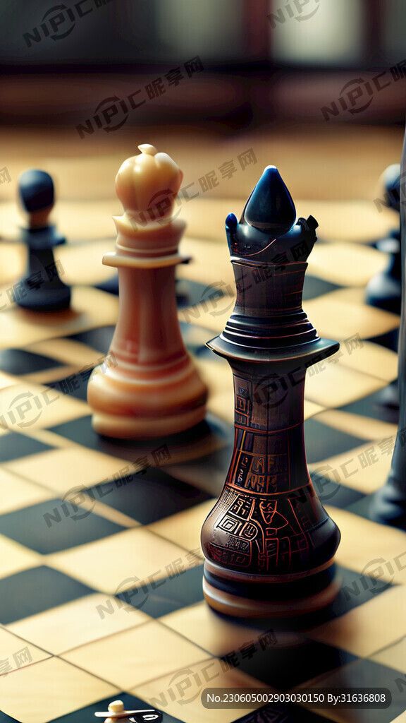 中国象棋 棋子 俯视 棋盘