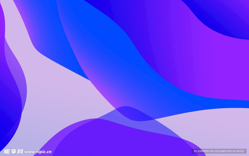 紫色3d扭曲科技感玻璃抽象背景