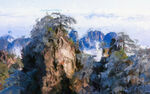 风景山水油画图