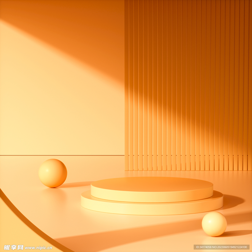 黄色背景