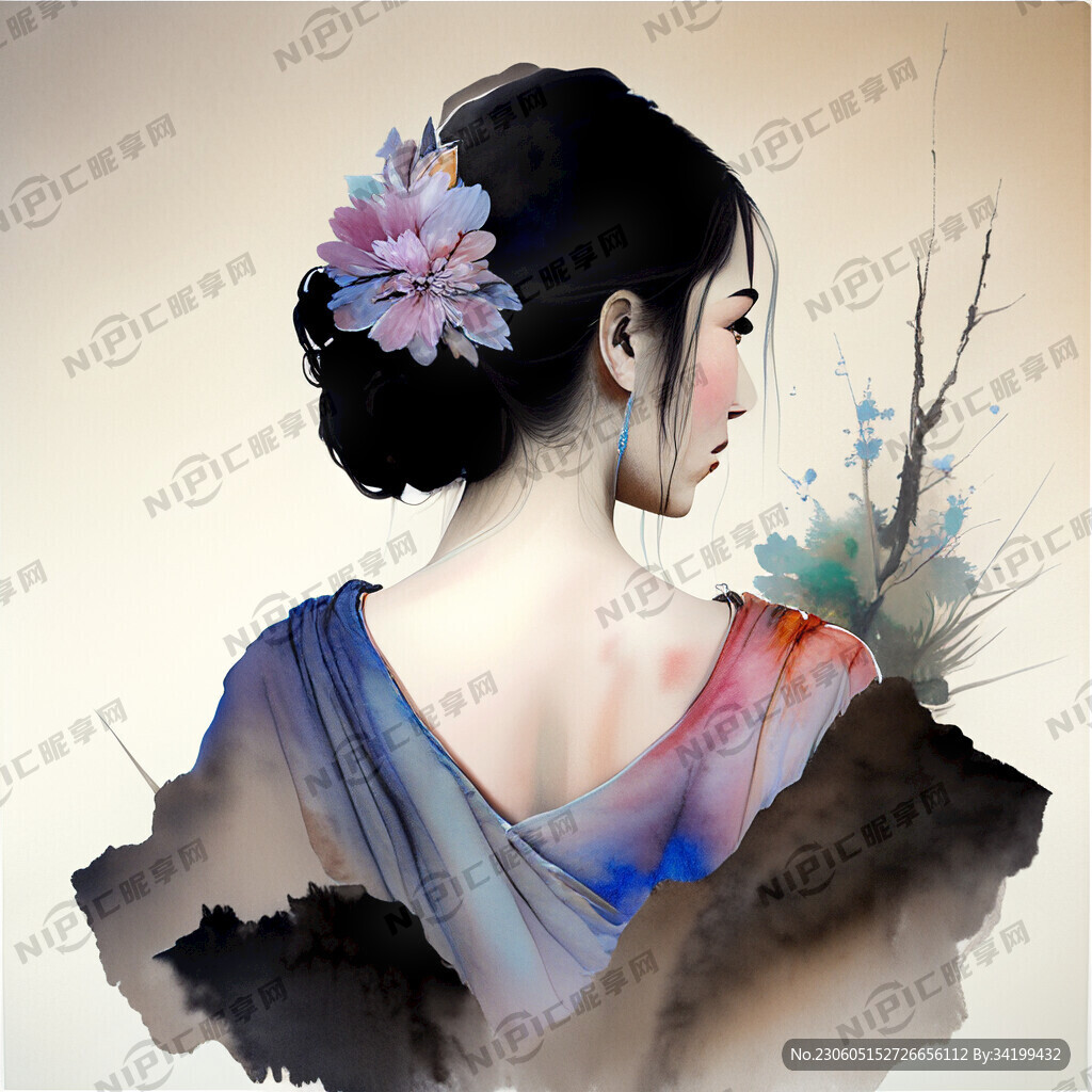 一个人 细节 中国风 立体