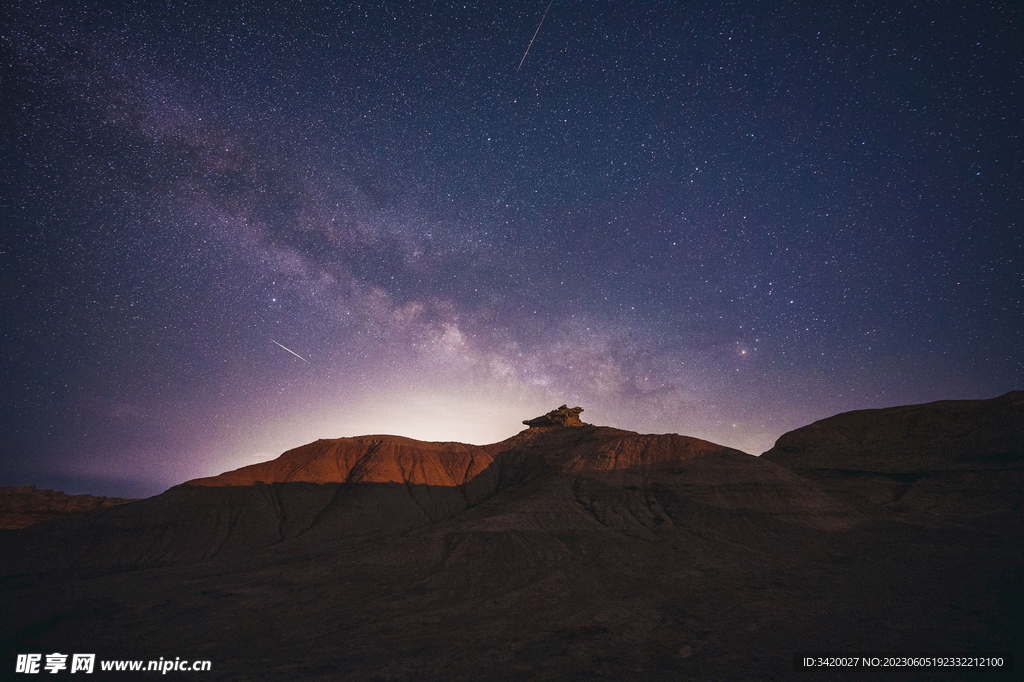 雅丹星空