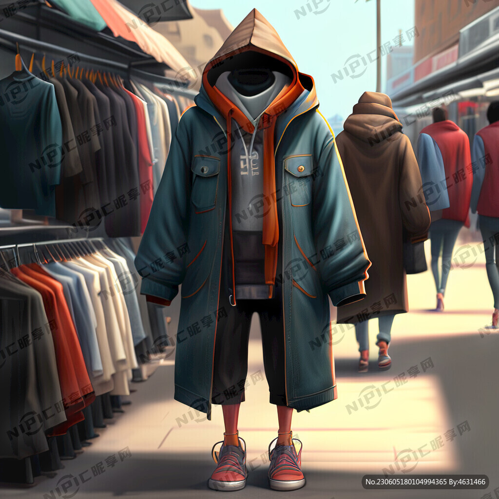 街市推销衣服