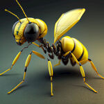 立体的黄蚂蚁