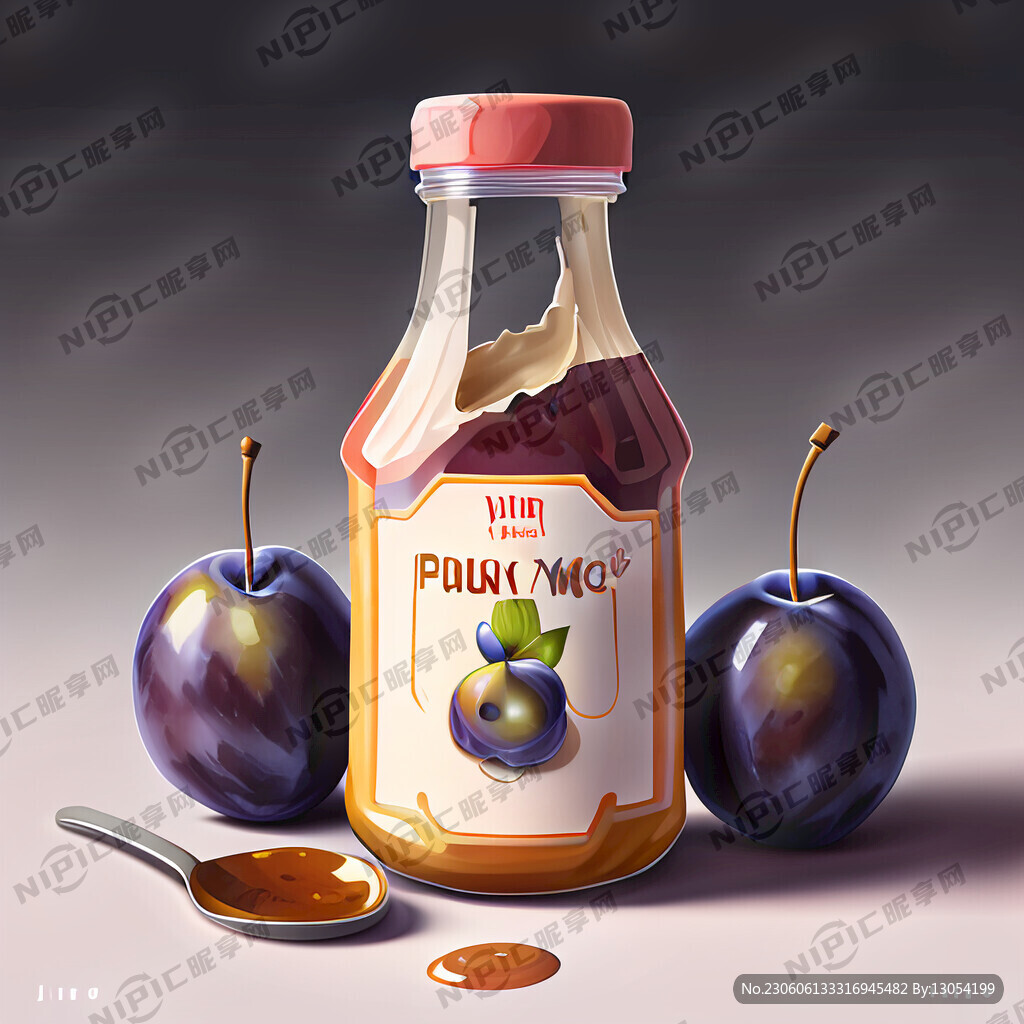 瓶装果酱产品 西梅 乌梅 涂抹