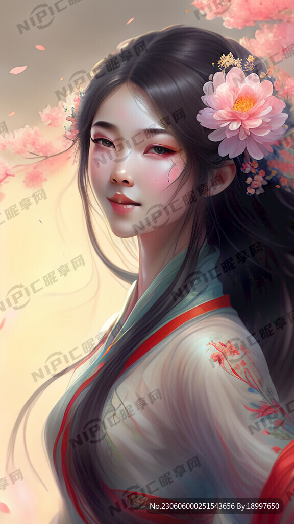 古风少女 全身 灵动 翩翩起舞