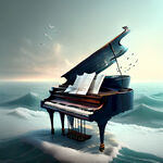 于文文在海上弹钢琴