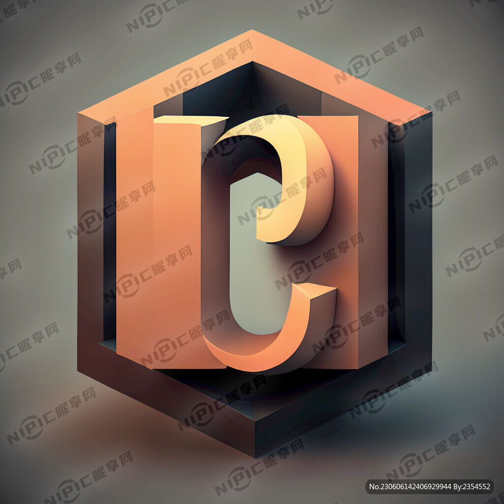 立体字