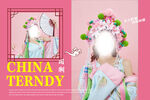 国潮风婚纱照