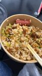脆皮鸡拌饭