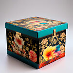 色彩鲜艳层次感强烈欧美风格印刷工艺多创意盒型化妆品包装盒