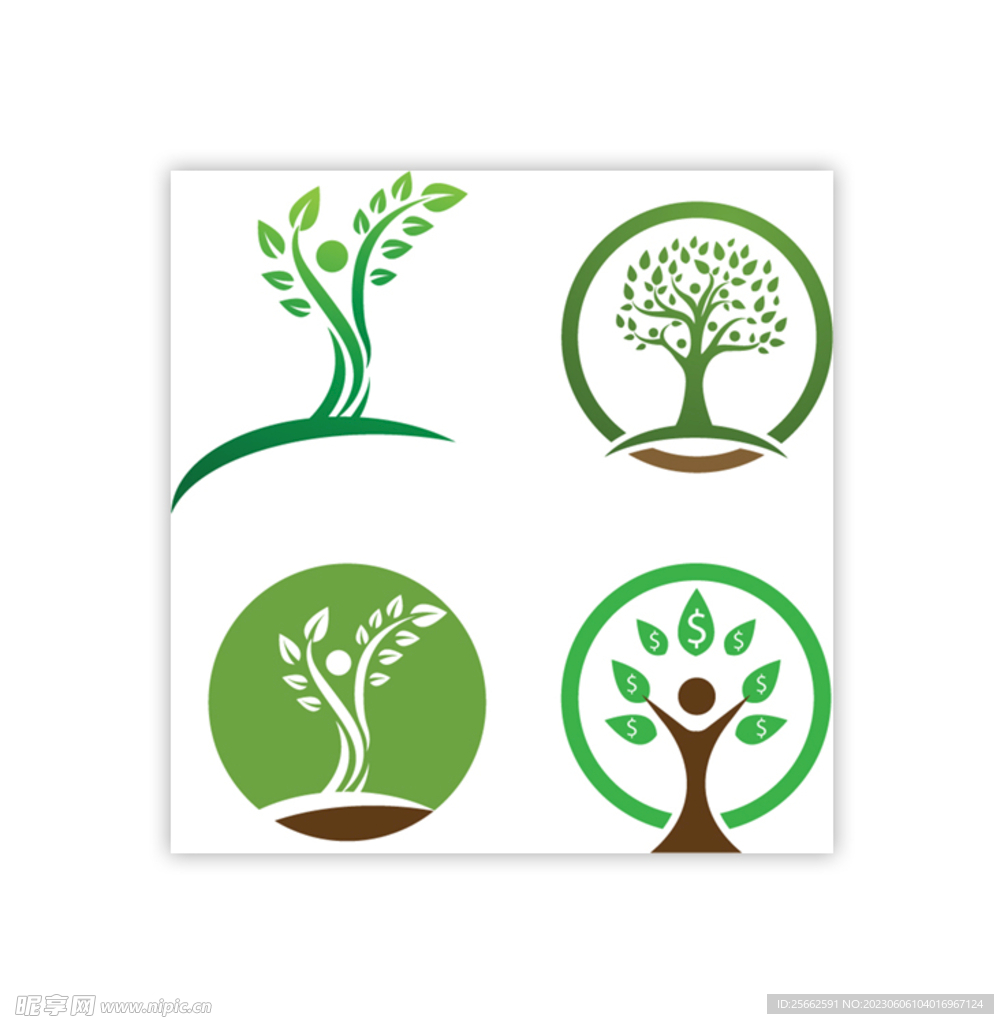 树标志logo图案图标ICO