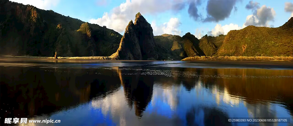 湖光山色