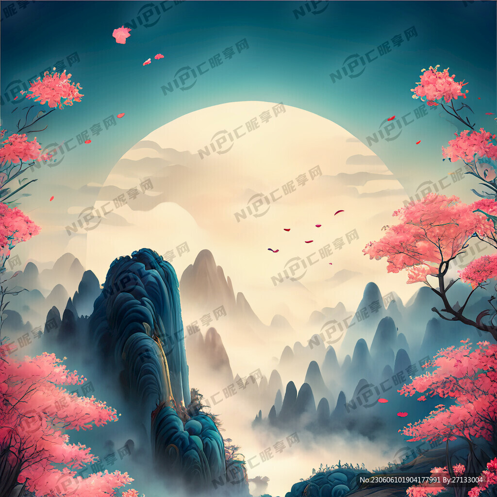 游戏梦幻唯美新中式风景 超高清