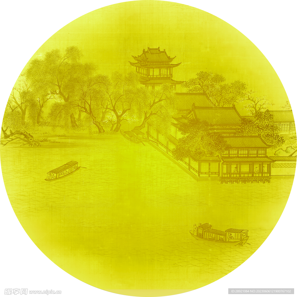 古楼背景