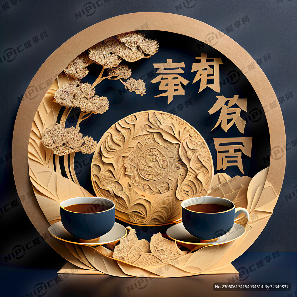 普洱茶绵纸设计精细绵纸设计创意