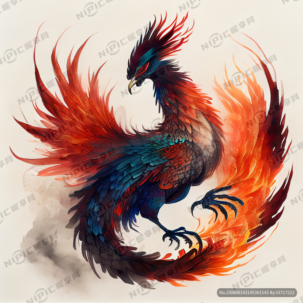 一条中国龙 一只火凤凰