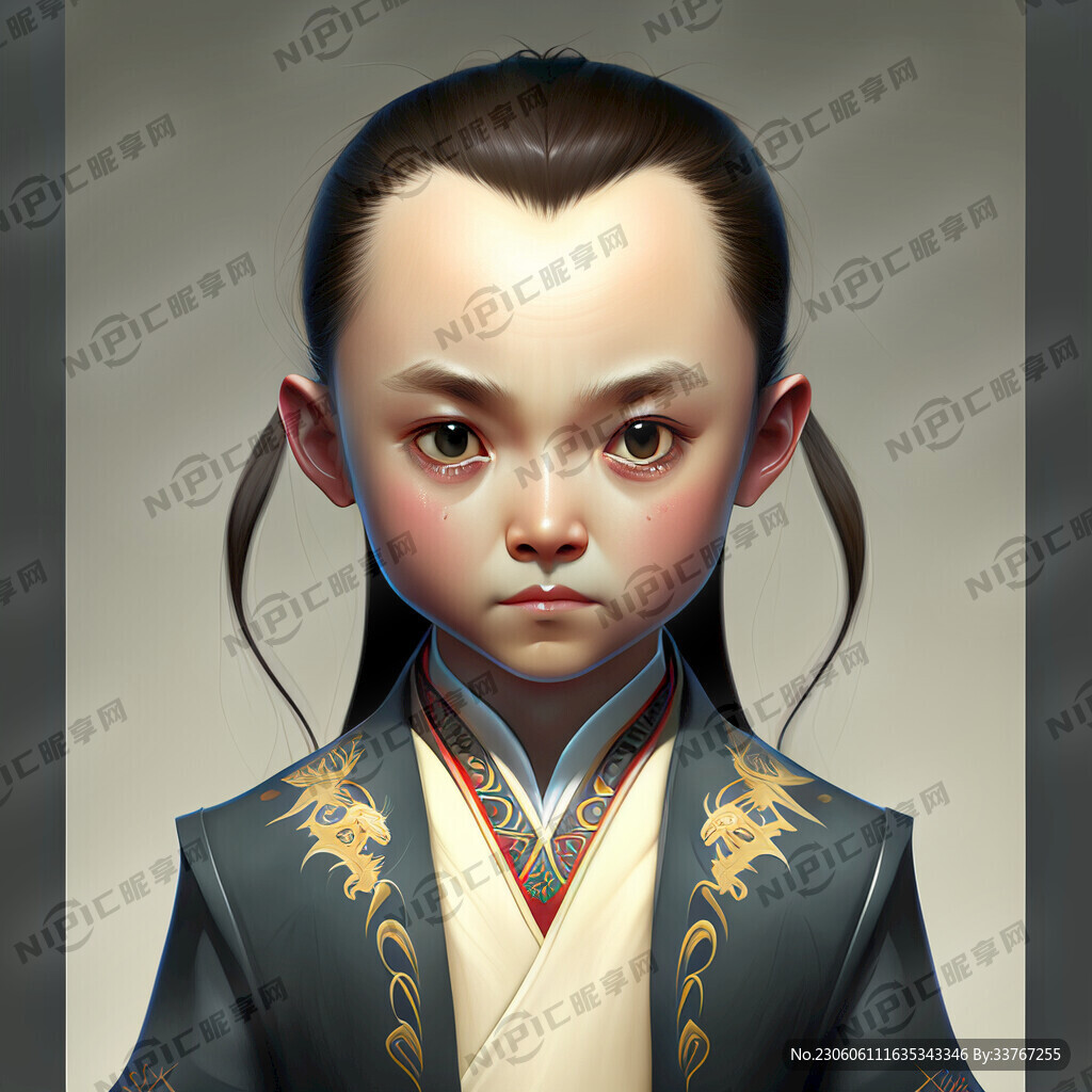 长脸小眼寸头设计师西服