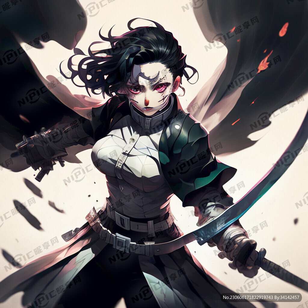 鬼灭之刃 善逸 战斗 全身