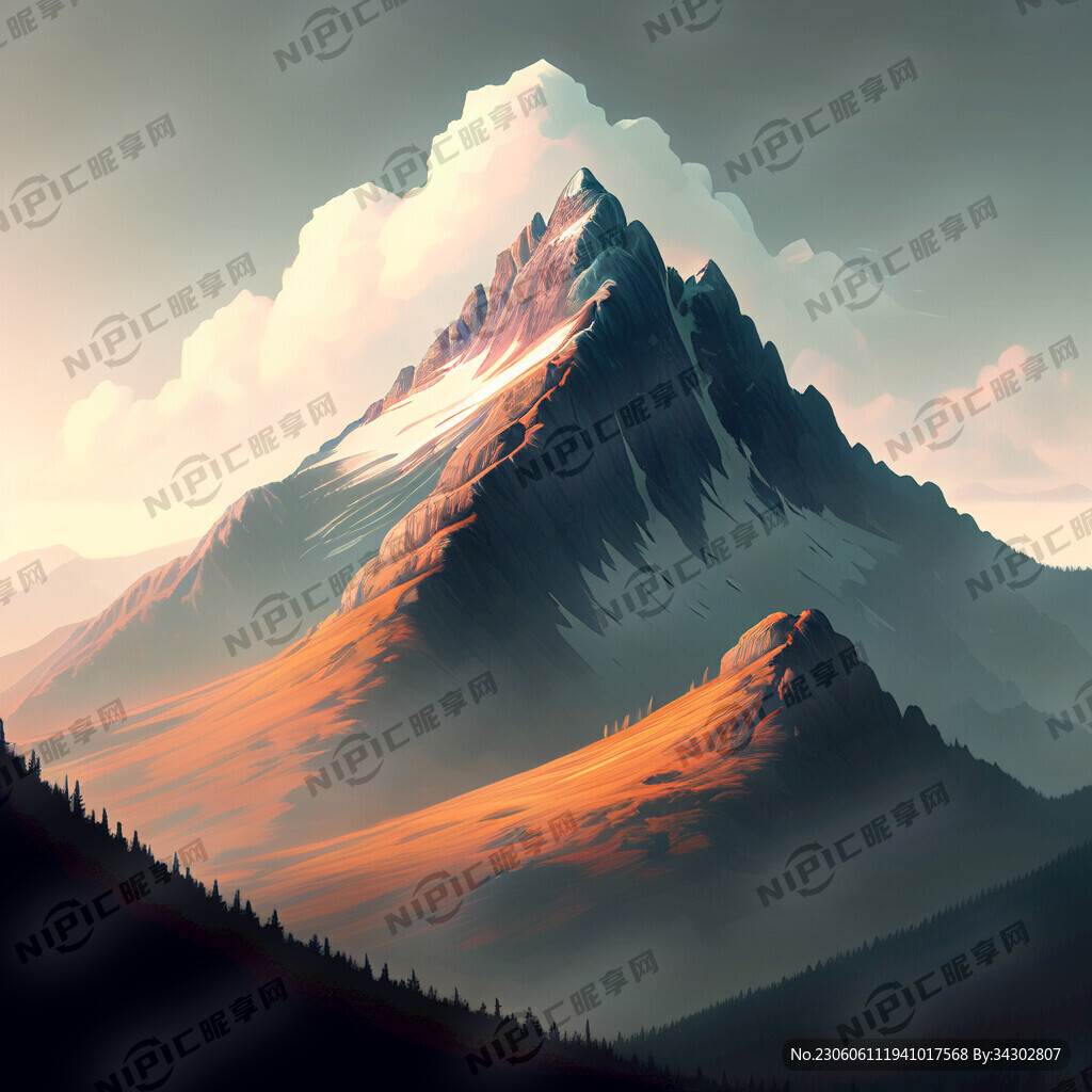 AI创作图山nipic.com-昵图网