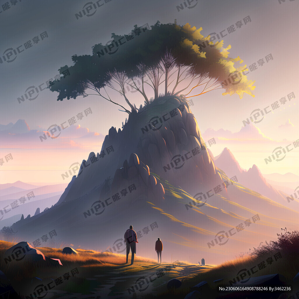 终南山的早晨