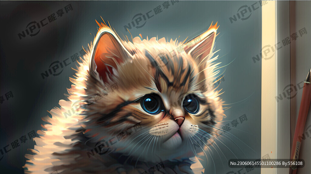 我想画一只小猫