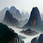 龙虎山，道家，山水