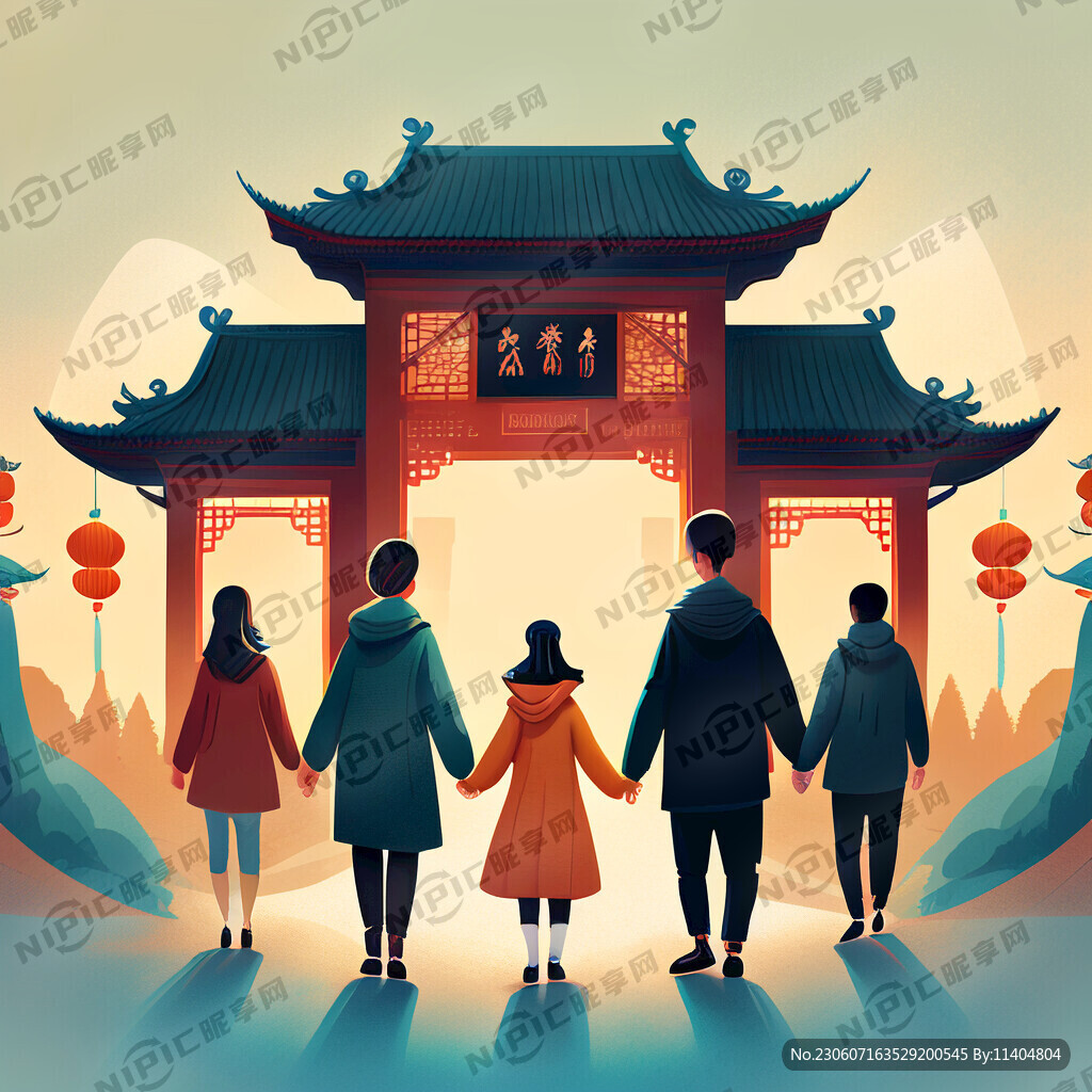 世界友谊团结 中外人物 手拉手