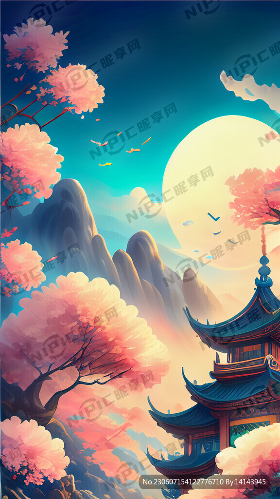 游戏梦幻唯美新中式风景 超高清