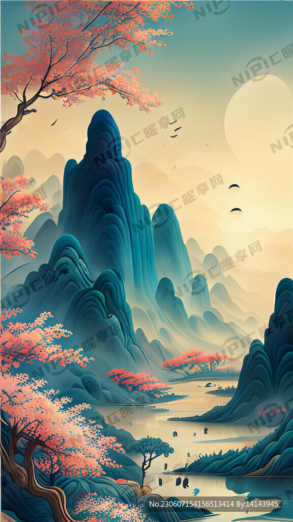 游戏梦幻唯美新中式风景 超高清