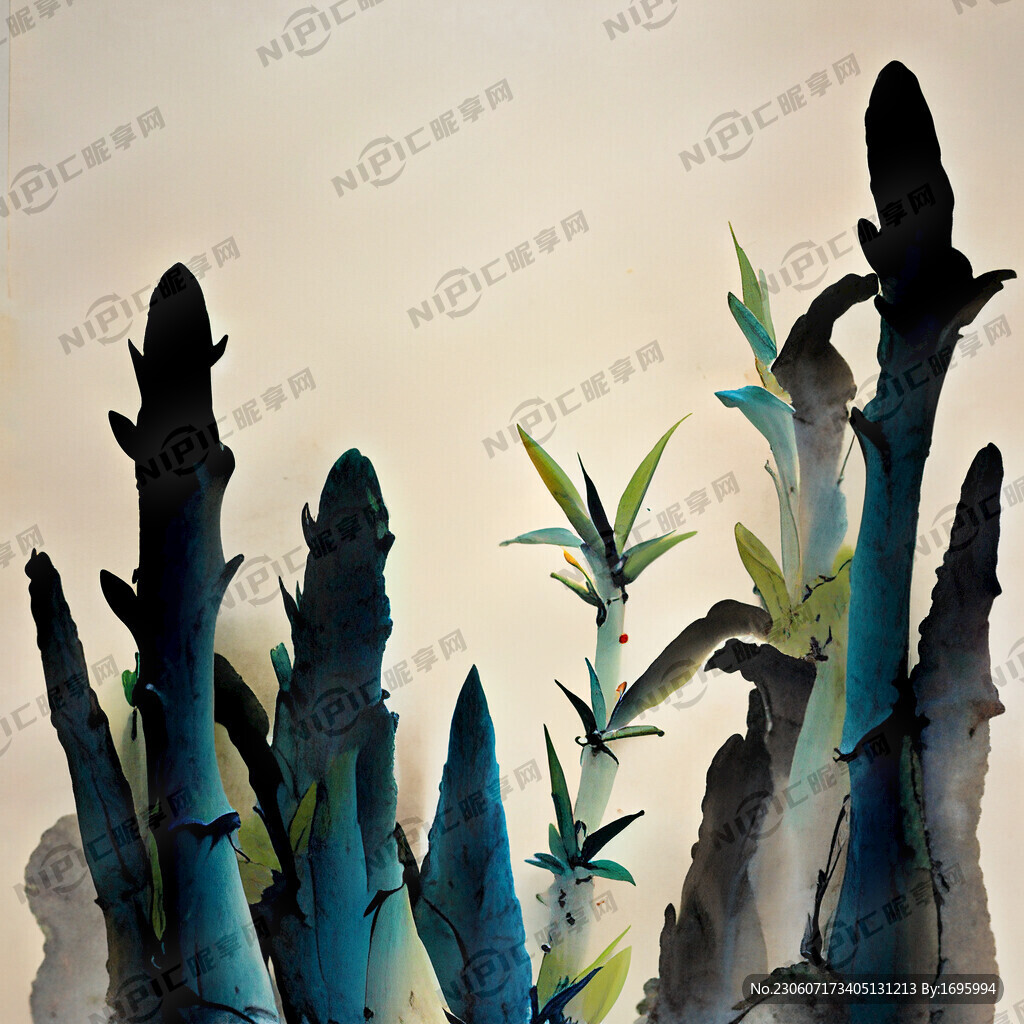 春笋 竹笋 竹子 怪石 奇石