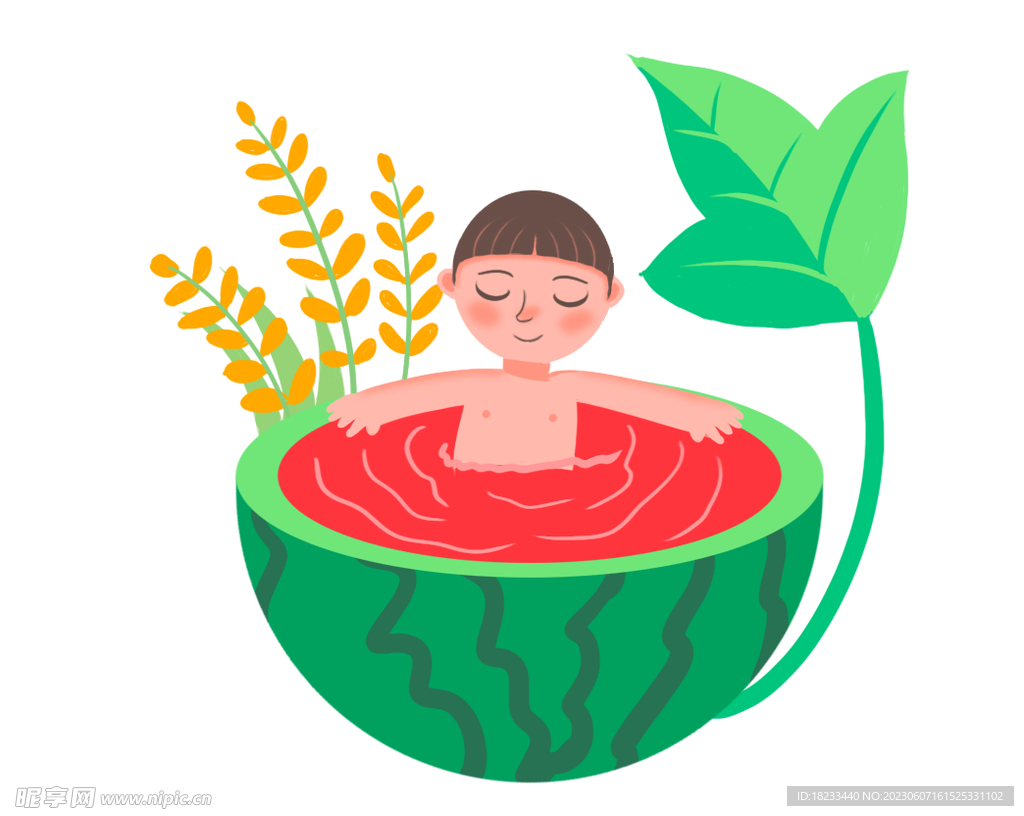 夏至西瓜男孩
