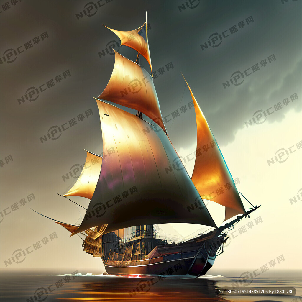 合金帆船