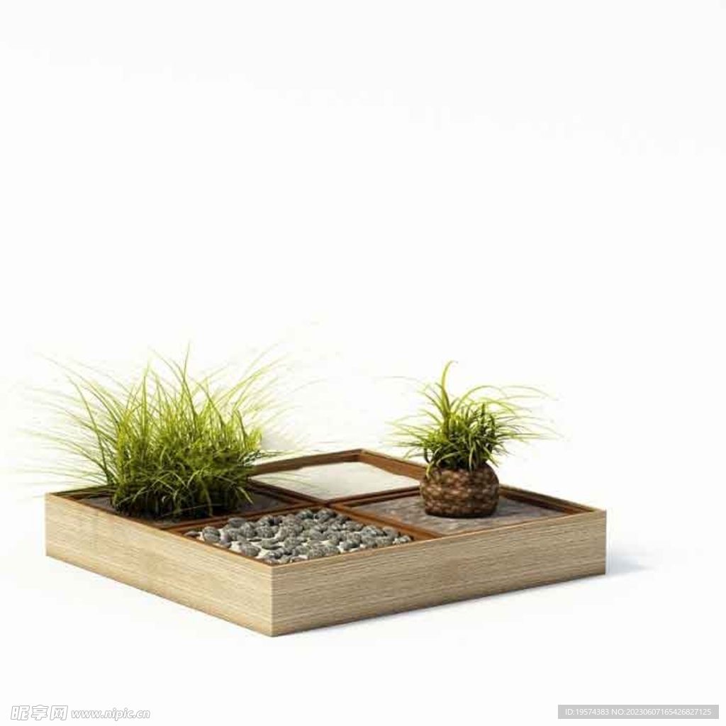 C4D模型 绿色植物