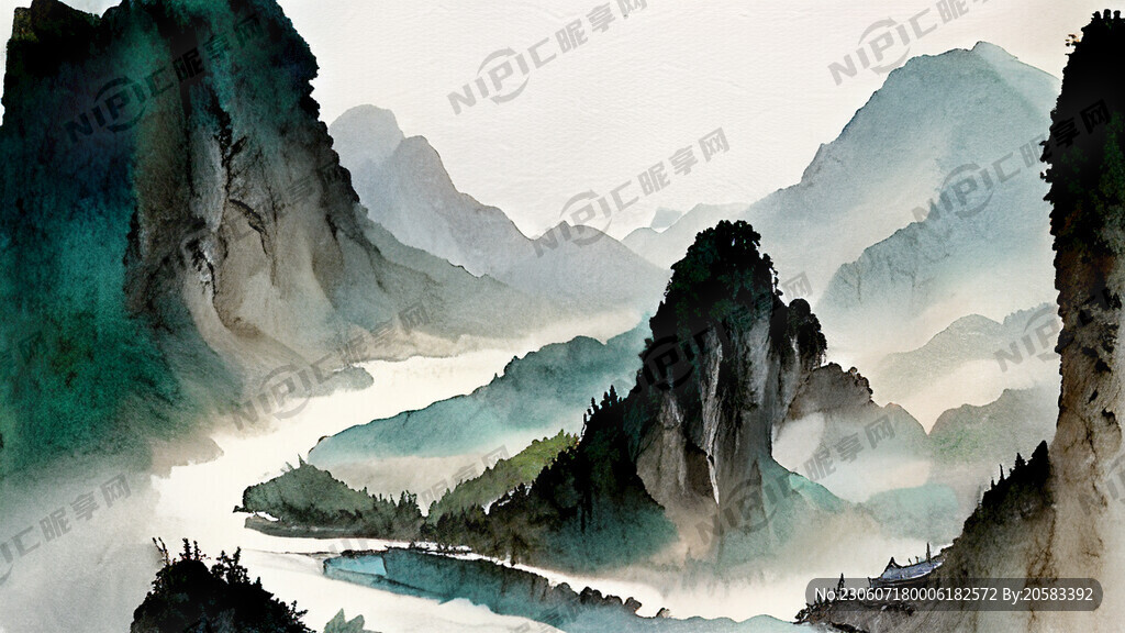 山河流绿地
