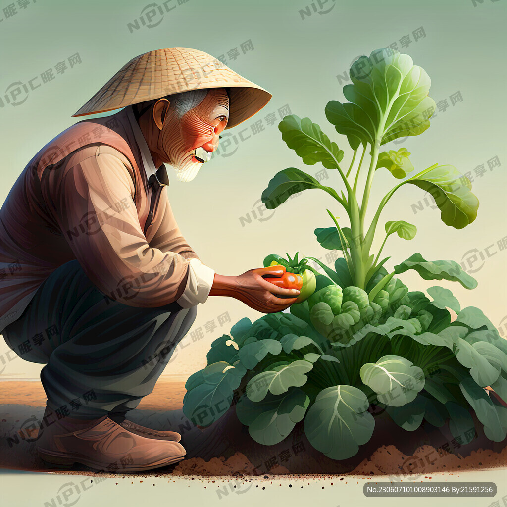 农民种植蔬菜