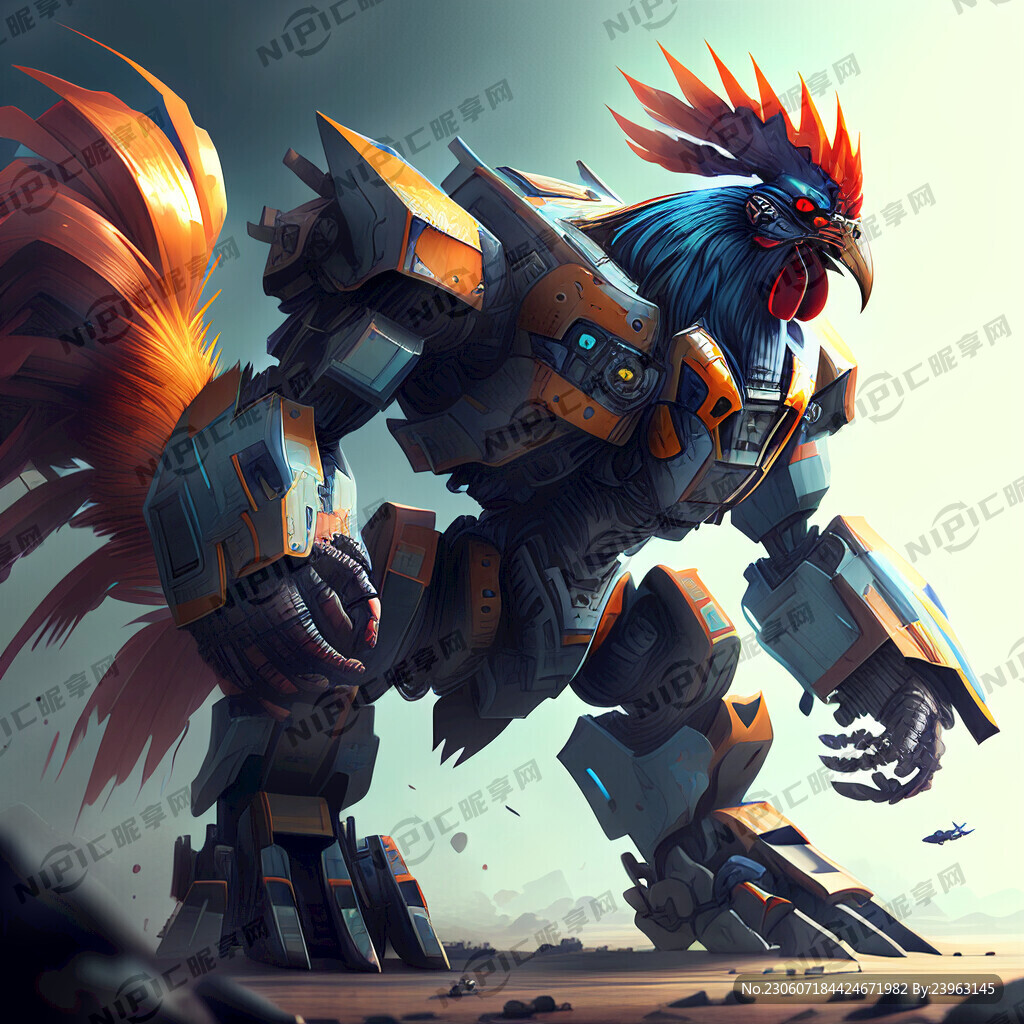 公鸡大战变形金刚