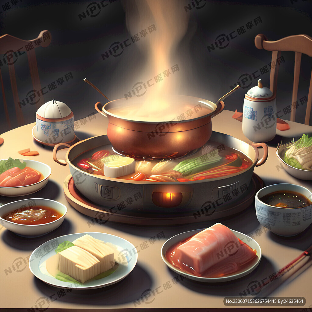 火锅美食桌面好看好吃有食欲