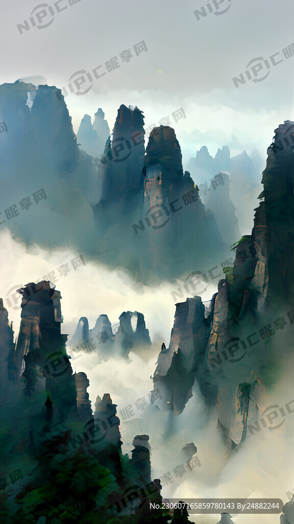 张家界山