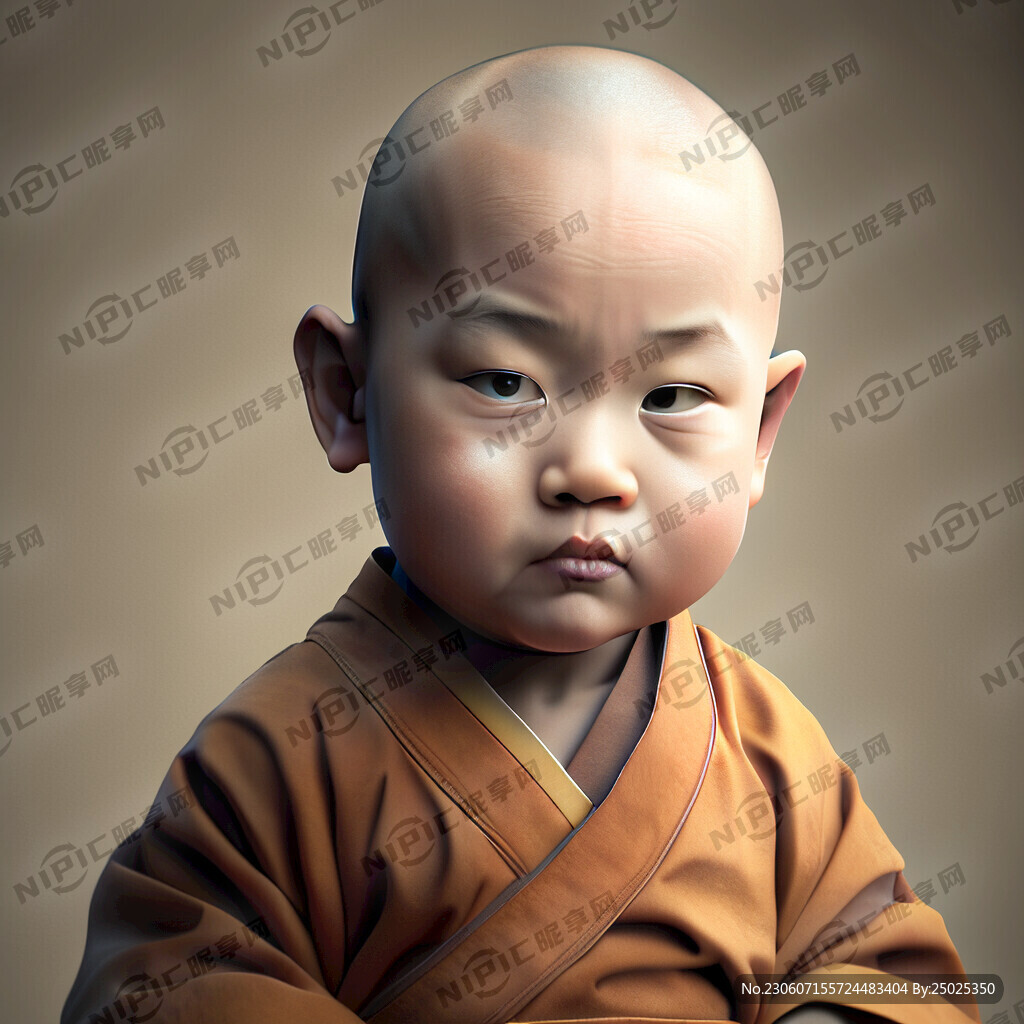 小和尚拍照
