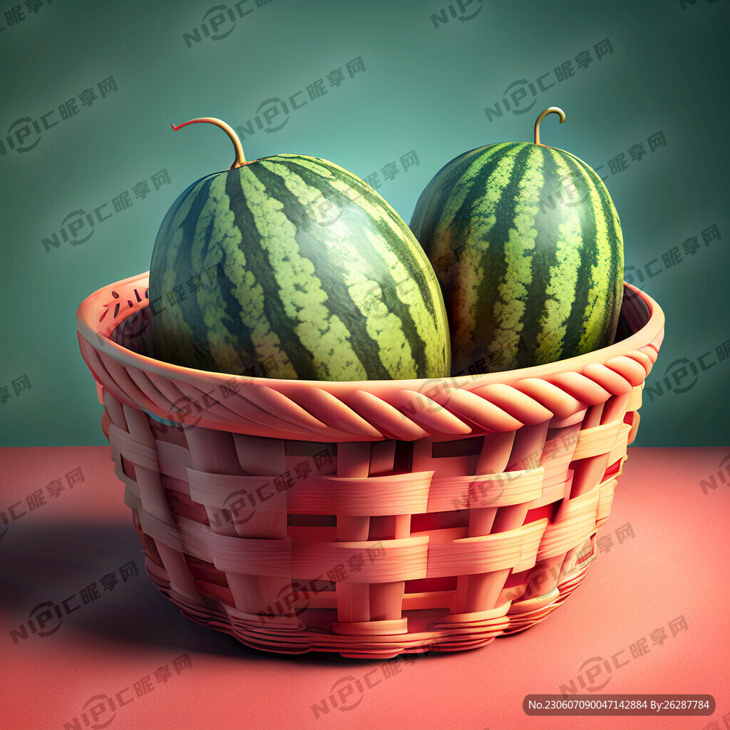 西瓜篮子超现实