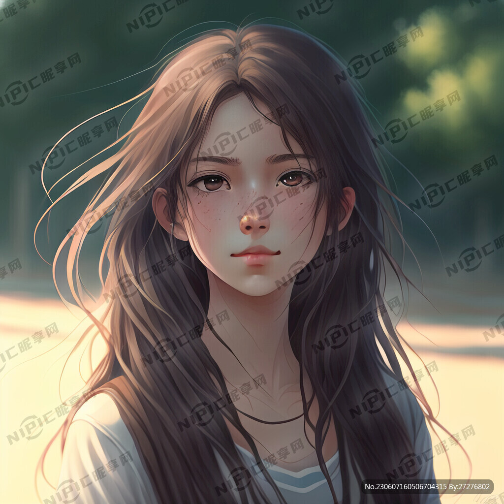 青少年 中长发 细腻 夏日