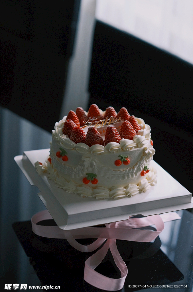 草莓蛋糕 生日蛋糕