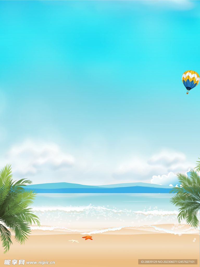 海边背景 