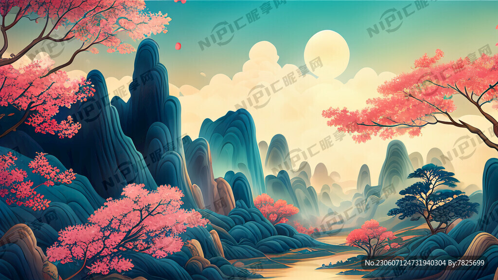 游戏梦幻唯美新中式风景 超高清