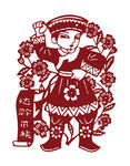 达斡尔族剪纸