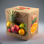 新鲜水果时尚水果包装盒高档