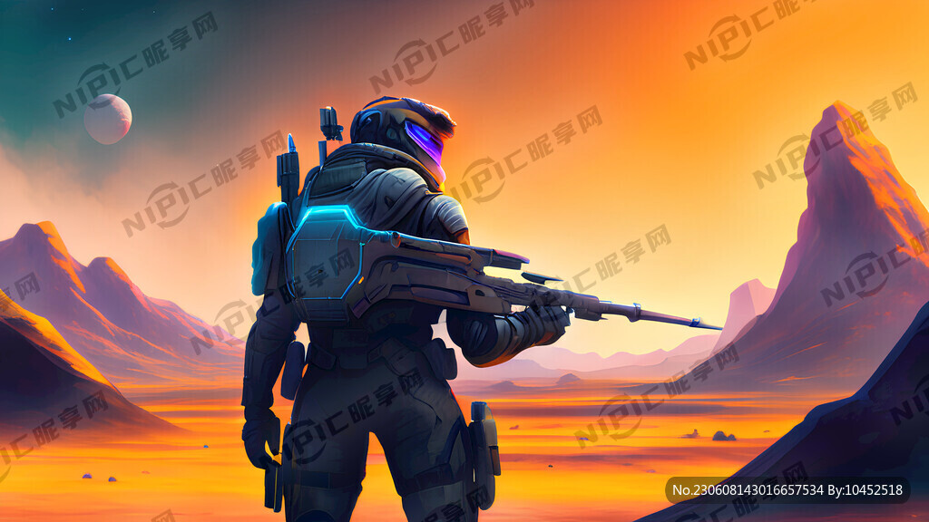 明亮清晰 狙击手 未来武器